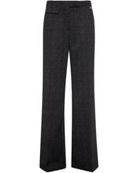 Fracomina - Pantalon Ample À Motif Prince-De-Galles - Lyst