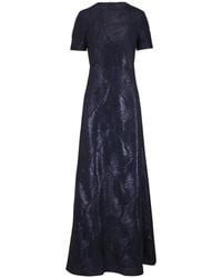 Akris - Lace-Textured A-Line Gown - Lyst