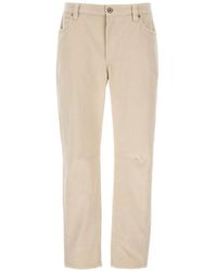 Brunello Cucinelli - Corduroy Straight-Leg Trousers - Lyst