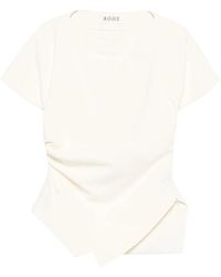 Rohe - ドレープ ショートスリーブトップ - Lyst