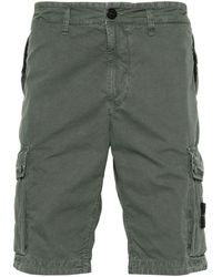 Stone Island - Shorts Met Compass-logopatch - Lyst
