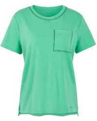 Marc Cain - T-Shirt À Poche Poitrine - Lyst