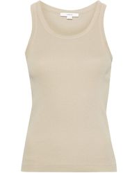 Vince - Ribbed Tank Top - Lyst