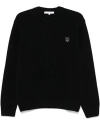 Maison Kitsuné - Pullover mit Fuchs-Motiv - Lyst