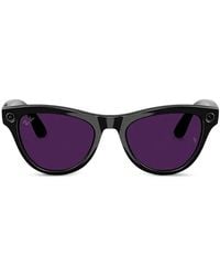 Ray-Ban - Meta Skyler Geometric-Frame Sunglasses - Lyst