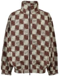 BREATH - Block-Check Pile Jacket - Lyst