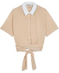 Ports 1961 - Wrap Polo Top - Lyst