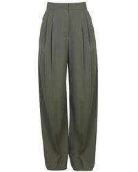 McQueen - Wide-Leg Trousers - Lyst