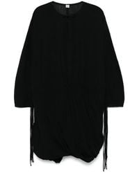TOTEME - Drawstring-Waist Dress - Lyst