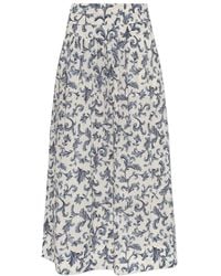 Posse - Rue Baroque-Print Maxi Skirt - Lyst