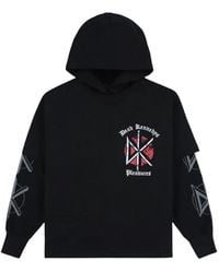 Pleasures - Kennedys Layered Hoodie - Lyst