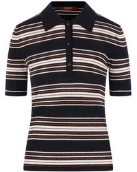 Max Mara - Striped Ribbed Sweater - Lyst