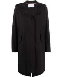Harris Wharf London Parka à capuche - Noir