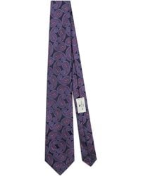Etro - Paisley-Pattern Jacquard Tie - Lyst