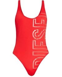 DIESEL - Pamela-D-Core Badeanzug Mit Logo - Lyst