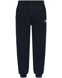 EA7 - Logo-Print Track Pants - Lyst