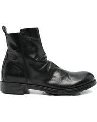 Officine Creative - Zip-Detail Leather Boots - Lyst