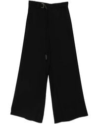 Sacai - Belted Wide-Leg Trousers - Lyst