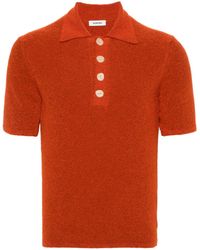 Sandro - Terry-knit Polo Shirt - Lyst