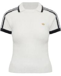 adidas - Polo À Détail Rayé - Lyst