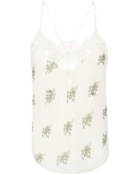 Zadig & Voltaire - Christy Top Mit Pailletten - Lyst