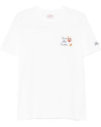 MC2 Saint Barth - Portofino Logo-Embroidered T-Shirt - Lyst