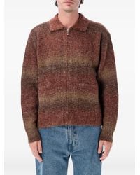 Obey - Cardigan Zippé À Effet Dégradé Anton - Lyst