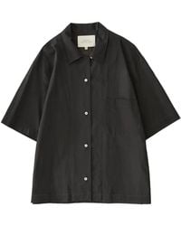 Studio Nicholson - Camisa Delos Con Bolsillo De Parche - Lyst