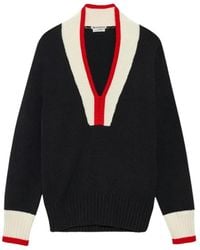 JW Anderson - Colour-Block V-Neck Sweater - Lyst