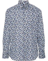 Karl Lagerfeld - Floral-print Cotton Shirt - Lyst