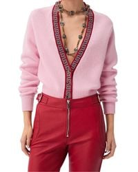 Versace - Cardigan En Laine Et Cachemire - Lyst