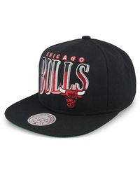 Mitchell & Ness - Chicago Bulls Baseball Cap - Lyst