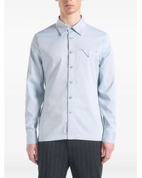 Manière De Voir - Tom Slim-Fit Tailored Stretch Dress Shirt - Lyst