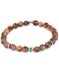 Tateossian - Hexade Peace Eye Beaded Logo-Charm Bracelet - Lyst