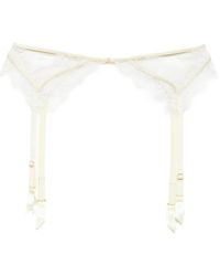 Kiki de Montparnasse - Lace Inset Garter Belt - Lyst