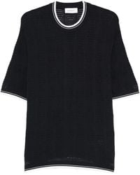 Laneus - Knitted Round-Neck T-Shirt - Lyst