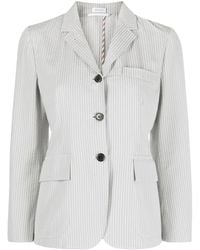 Thom Browne - Blazer Rayé À Simple Boutonnage - Lyst