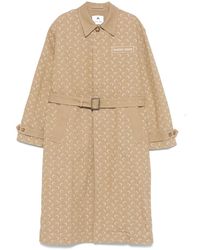 Marine Serre - Moonogram-Pattern Twill Coat - Lyst