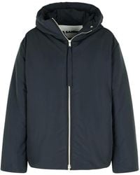 Jil Sander - Fixed-Hood Drawstring Puffer Jacket - Lyst