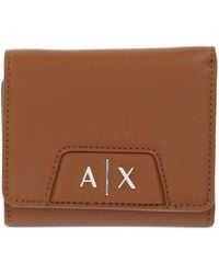 ARMANI EXCHANGE - Logo-Lettering Wallet - Lyst