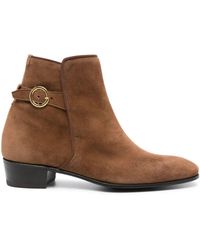 Lardini - Suede Ankle Boots - Lyst