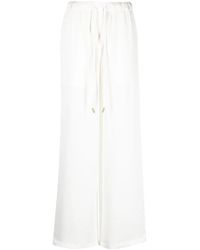 Cult Gaia - Drawstring Straight-Leg Trousers - Lyst