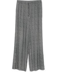 Ermanno Scervino - Palazzo Broek Met Visgraatpatroon En Trekkoord - Lyst