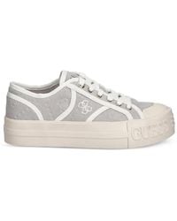 Guess - Issah Panelled Sneakers - Lyst