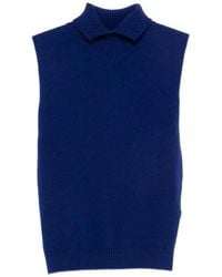Jil Sander - Polo-Collar Vest - Lyst