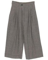 Ziggy Chen - Check-Pattern Trousers - Lyst