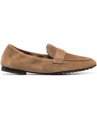 Tory Burch - Slip-On Leather Loafers - Lyst
