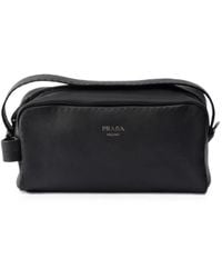 Prada - Nappa Leather Shoulder Bag - Lyst
