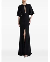 Gemy Maalouf - Cape-Sleeve Cutout Dress - Lyst