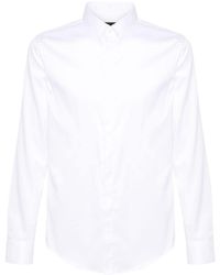 Emporio Armani - Camisa lisa - Lyst